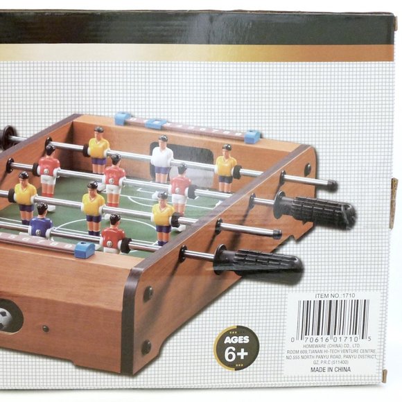 Mini TableTop Foosball Soccer Game, Ages 6+ , New in Box - Picture 7 of 7